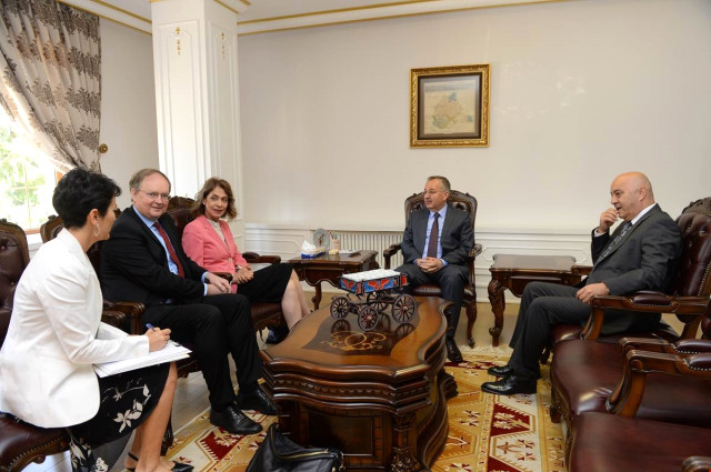 Büyükelçi Berger’den Vali Özdemir’e Ziyaret