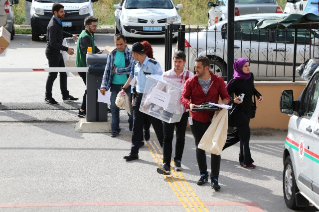 Edirne Adliyesinde Sıkı Oy Güvenliği