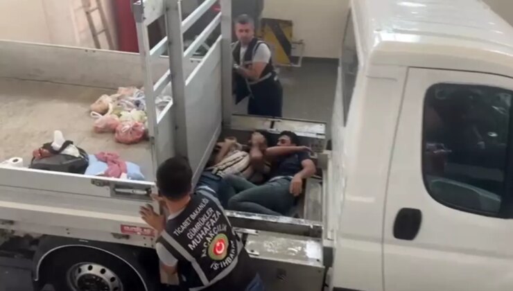 Edirne’de Bâtın Bölmede Yakalanan 5 Kaçak Göçmen