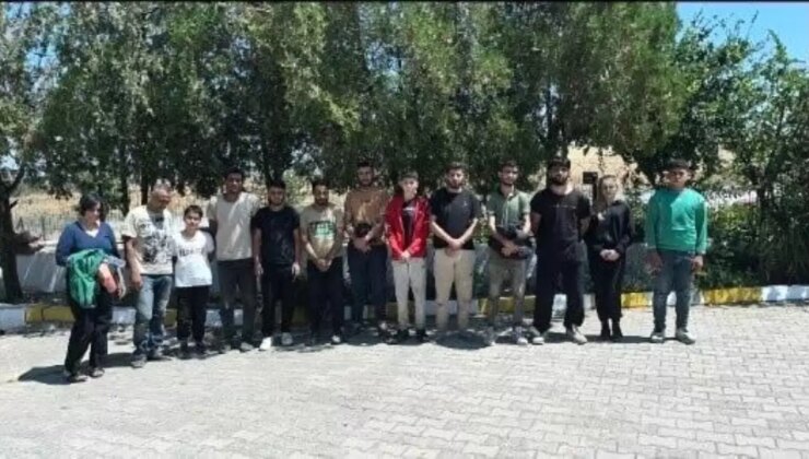 Edirne’de Yunanistan’a kaçmaya çalışan 13 sistemsiz göçmen yakalandı