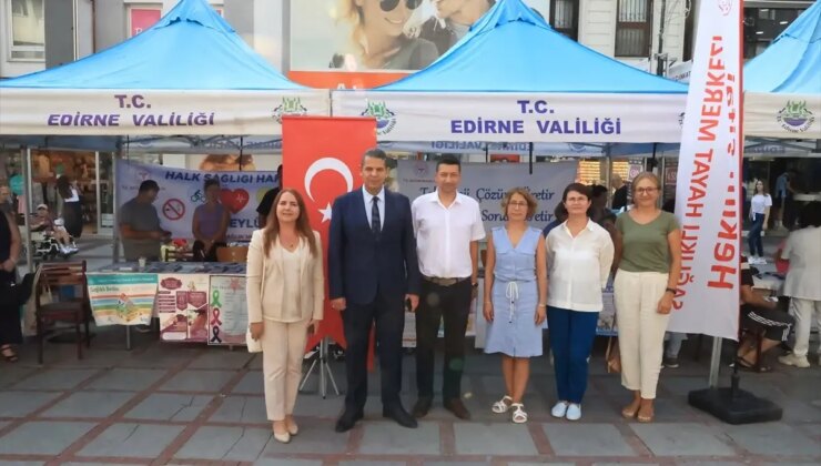 Edirne’de Halk Sıhhati Haftası kapsamında sağlıklı hayat merkezleri tanıtıldı