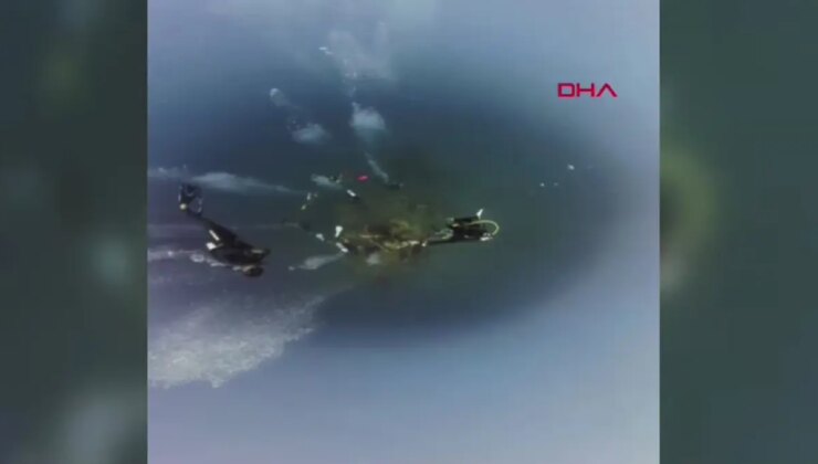 Keşan’da batık gemi dalgıçlar tarafından görüntülendi