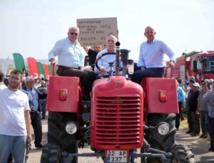 TZOB Genel Başkanı Edirne’de çiftçilere destek daveti yaptı