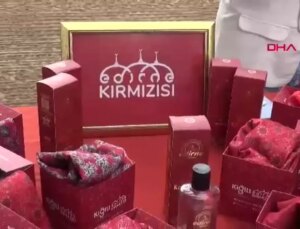 EDİRNE kırmızısına rengini veren bitki hasat edildi, kumaşlar boyandı