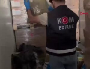 Edirne’de Kapıkule Hudut Kapısı’nda Uyuşturucu Operasyonu