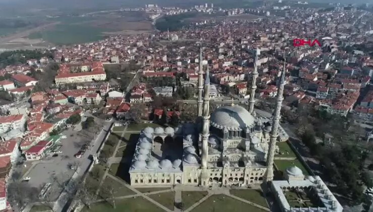 Selimiye Camii’nde Onarım Çalışmaları Tüm Süratiyle Devam Ediyor
