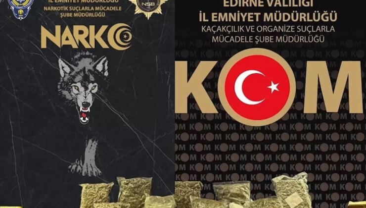 Edirne’de Hudut Kapısında Uyuşturucu Yakalandı