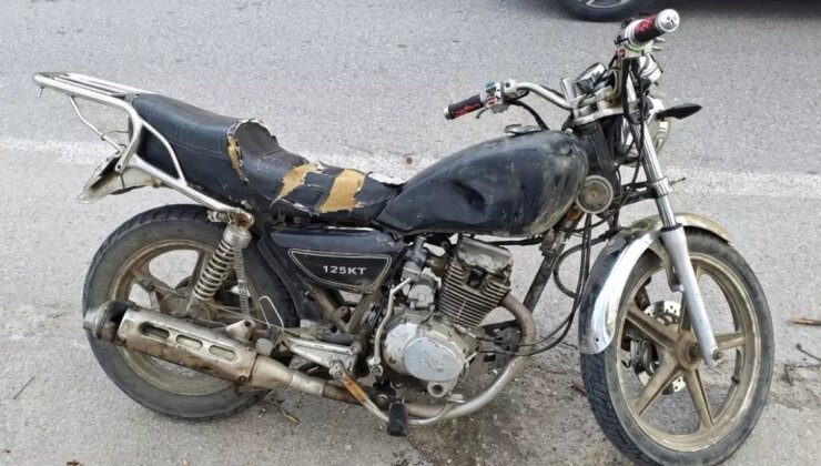 Edirne’de geçersiz plakalı motosiklet şoförüne 110 bin lira ceza