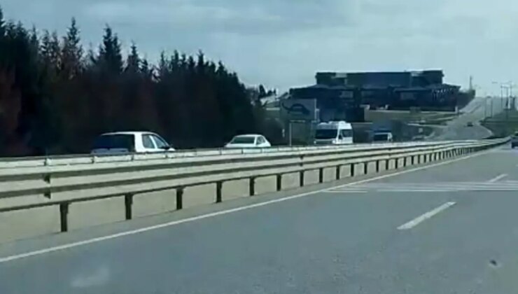 Kilometrelerce aykırı istikamette ilerledi, faciaya ramak kaldı