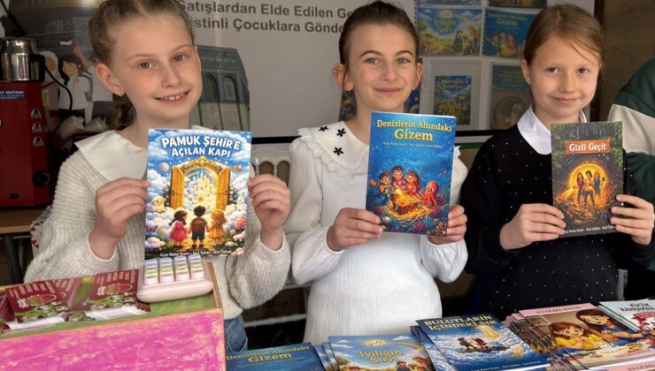 Edirne’de çocuk müelliflerin yazdığı kitapların geliri Filistinli akranlarına bağışlanacak