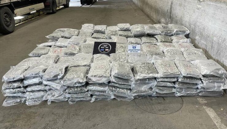 Sonda dev operasyon: Çamaşır makinesine gizlenmiş 363 kilo eroin ele geçirildi