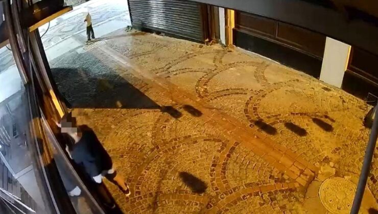 Edirne’de çocuk hırsızlar kameraya yansıdı