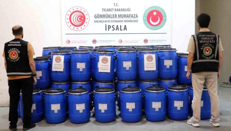 İpsala Gümrük Kapısı’nda 4 ton 321 kilo uyuşturucu ele geçirildi