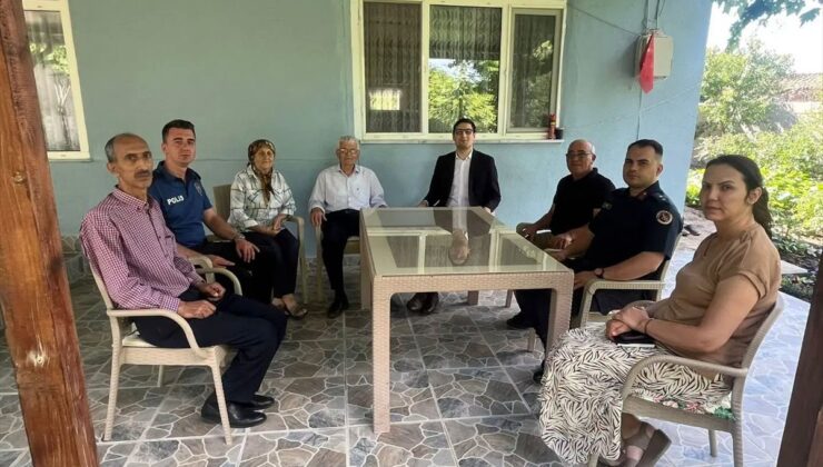 Kaymakam Fiyat’tan şehit babasına Babalar Günü ziyareti