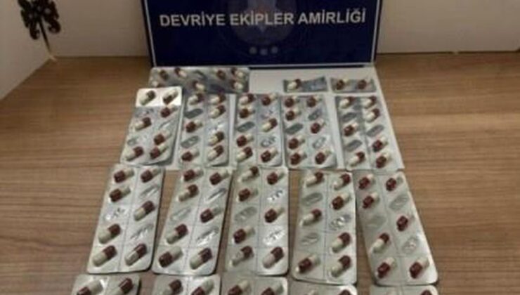 Keşan’da bir şüphelinin üzerinde 115 sentetik ecza ele geçirildi