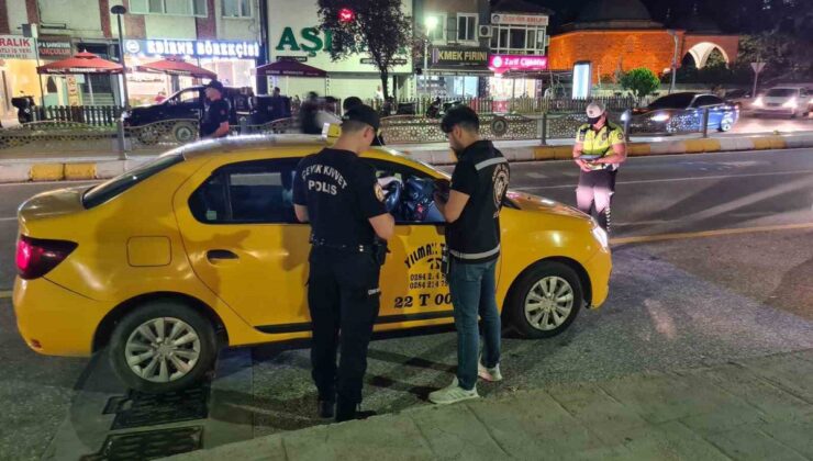 Edirne polisinden şok uygulama
